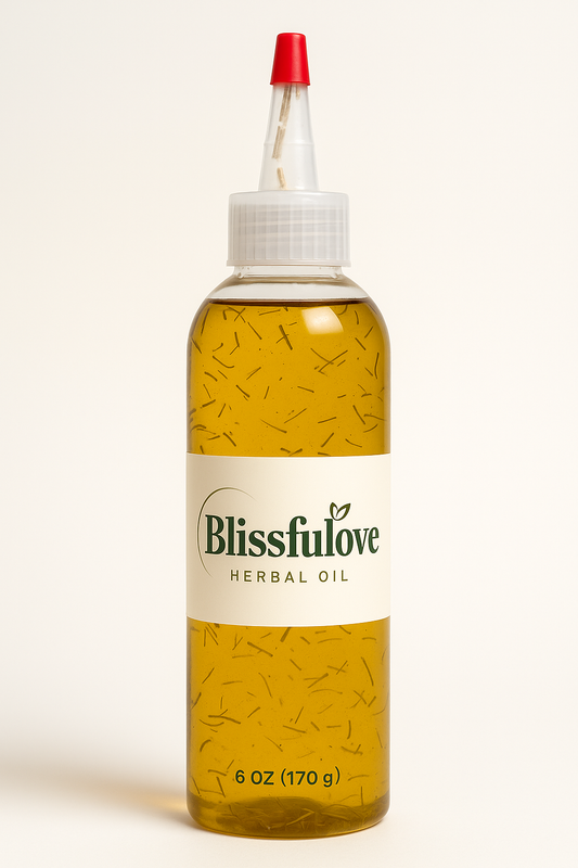 Blissful herbal growth oil